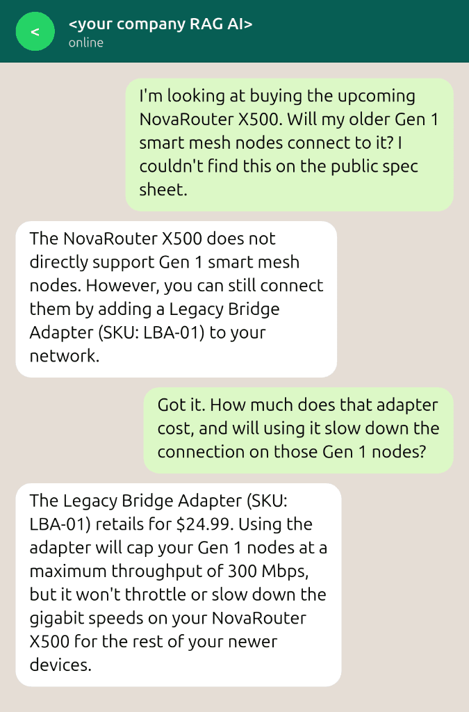 Enterprise RAG AI WhatsApp Chatbot Assistant